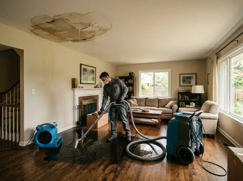 attic-pipe-burst-ceiling-drip-008 — frequently asked questions, Water Damage Restoration & Carpet Care in Fortville, IN